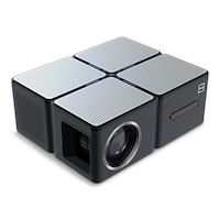 RCA 1080p Full HD Home Theater LED Projector, Black Front_Three_Fourths_Angled_Right