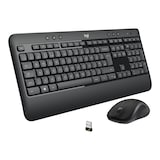 Logitech MK540 Advanced Wireless Ergonomic Keyboard & Mouse Combo Front_Three_Fourths_Angled_Right