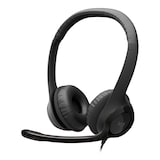 Logitech H390 USB Computer Headset with Noise-Canceling Mic & In-Line Controls Front_Three_Fourths_Angled_Left