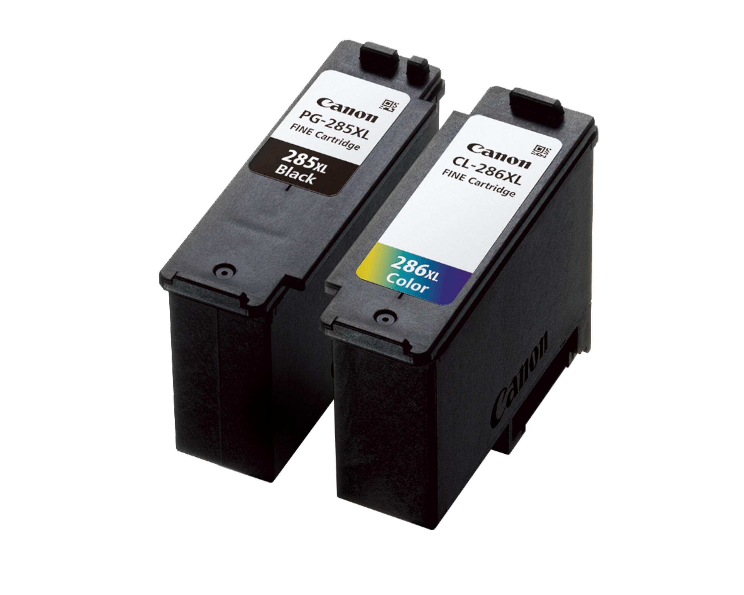 Encre d'origine Canon PG-285 XL/CL-286 XL Emballage économique, 2 cartouches, compatible avec TR7820, TS7720/7722 Front_Angled_Left
