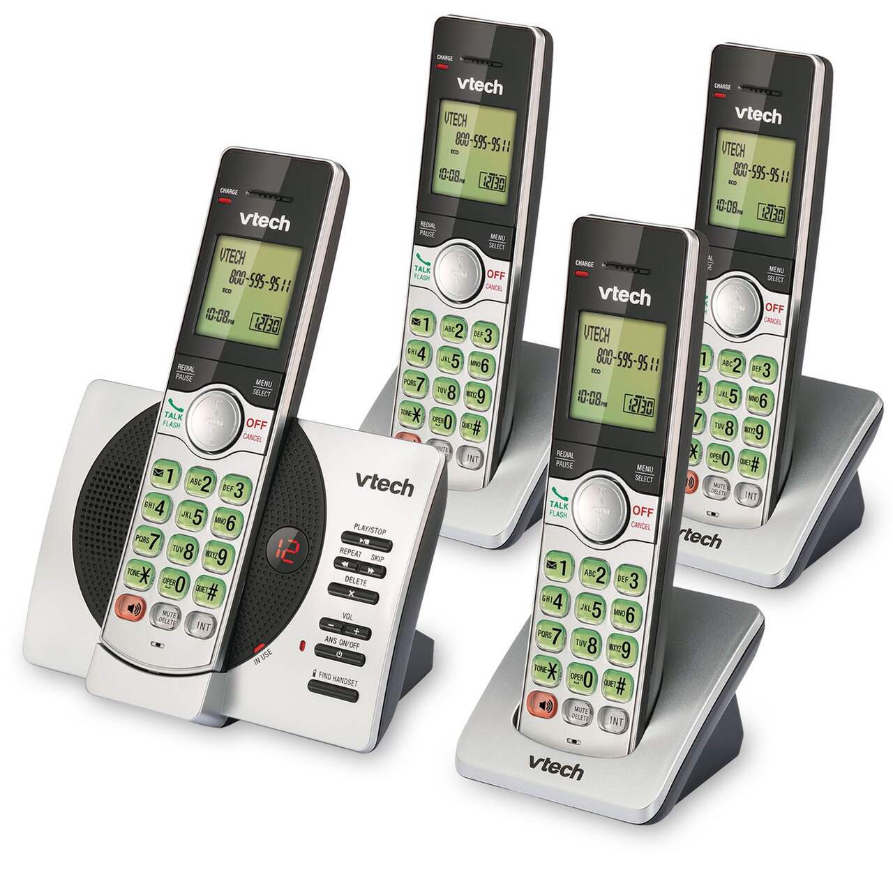 VTech CS5129 DECT 6.0 Expandable Cordless Phone with Digital