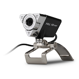Aluratek HD 1080P Video Webcam for Desktop and Laptop Front_Three_Fourths_Angled_Left