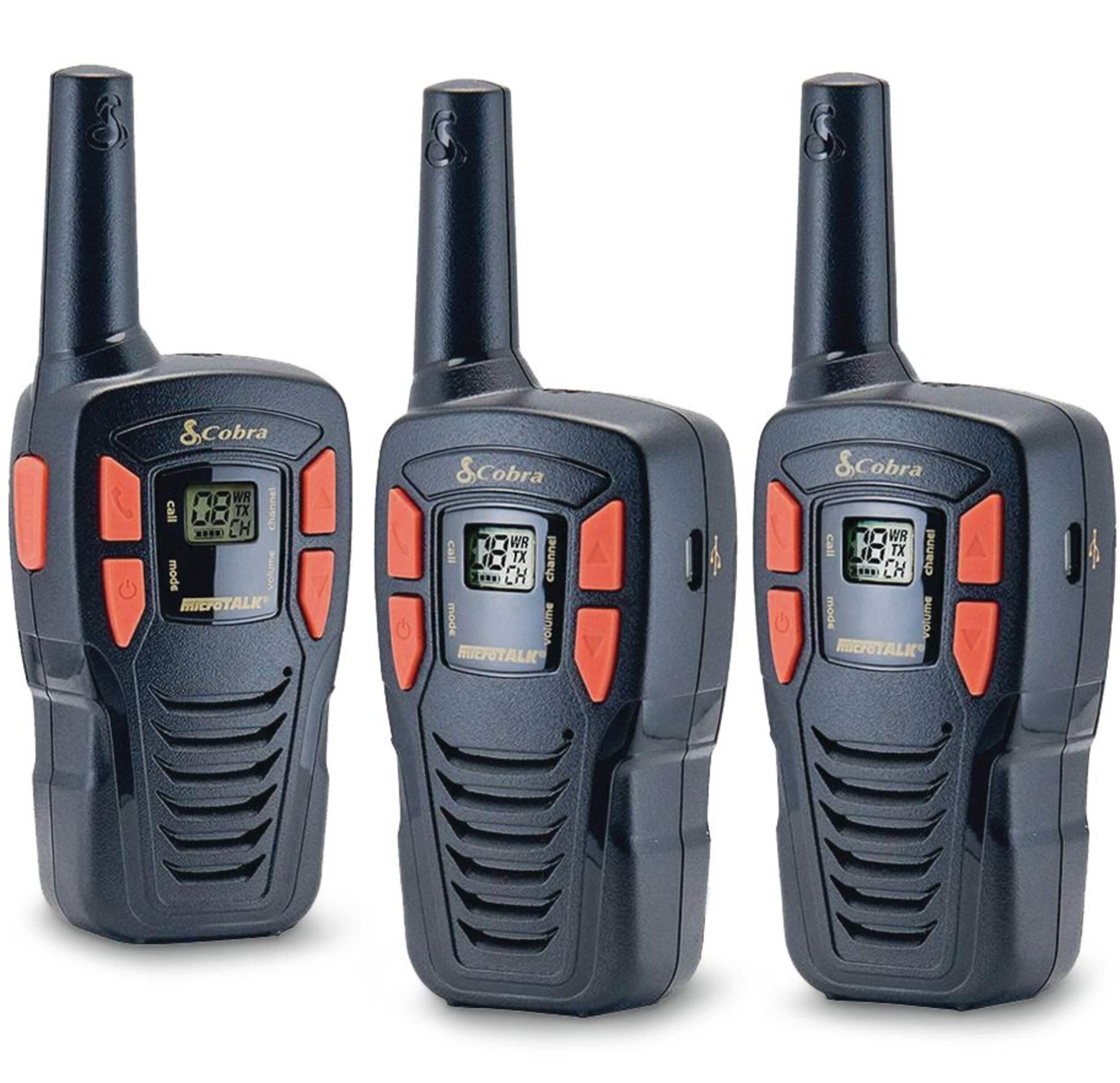Cobra 26-km GMRS 2-Way Radio, 3-pk Composite_or_Mixed