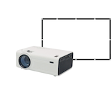 RCA Bluetooth 5.0 LED Home Theatre Projector Bundle w/ Fold-Up Screen, 1080p Supported Composite_or_Mixed