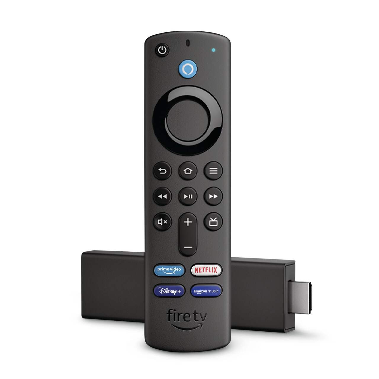 Fire TV Stick 4K Streaming Device w/ Alexa Voice Remote, TV Controls  & Dolby Vision