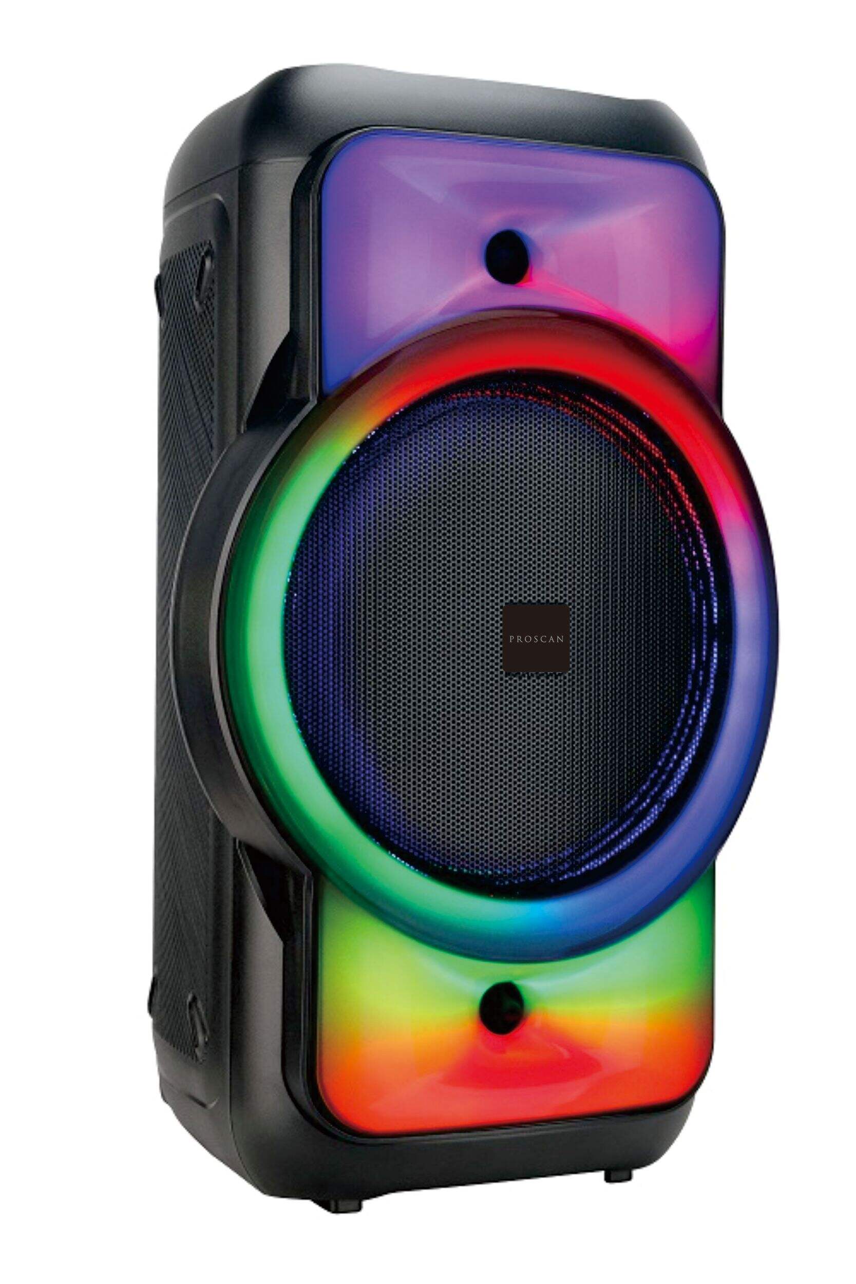 Proscan True Wireless Bluetooth Speaker with Flame LED Lights & FM ...