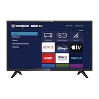 Westinghouse HD LED 720p Roku Smart TV, 24-in Front_Flat