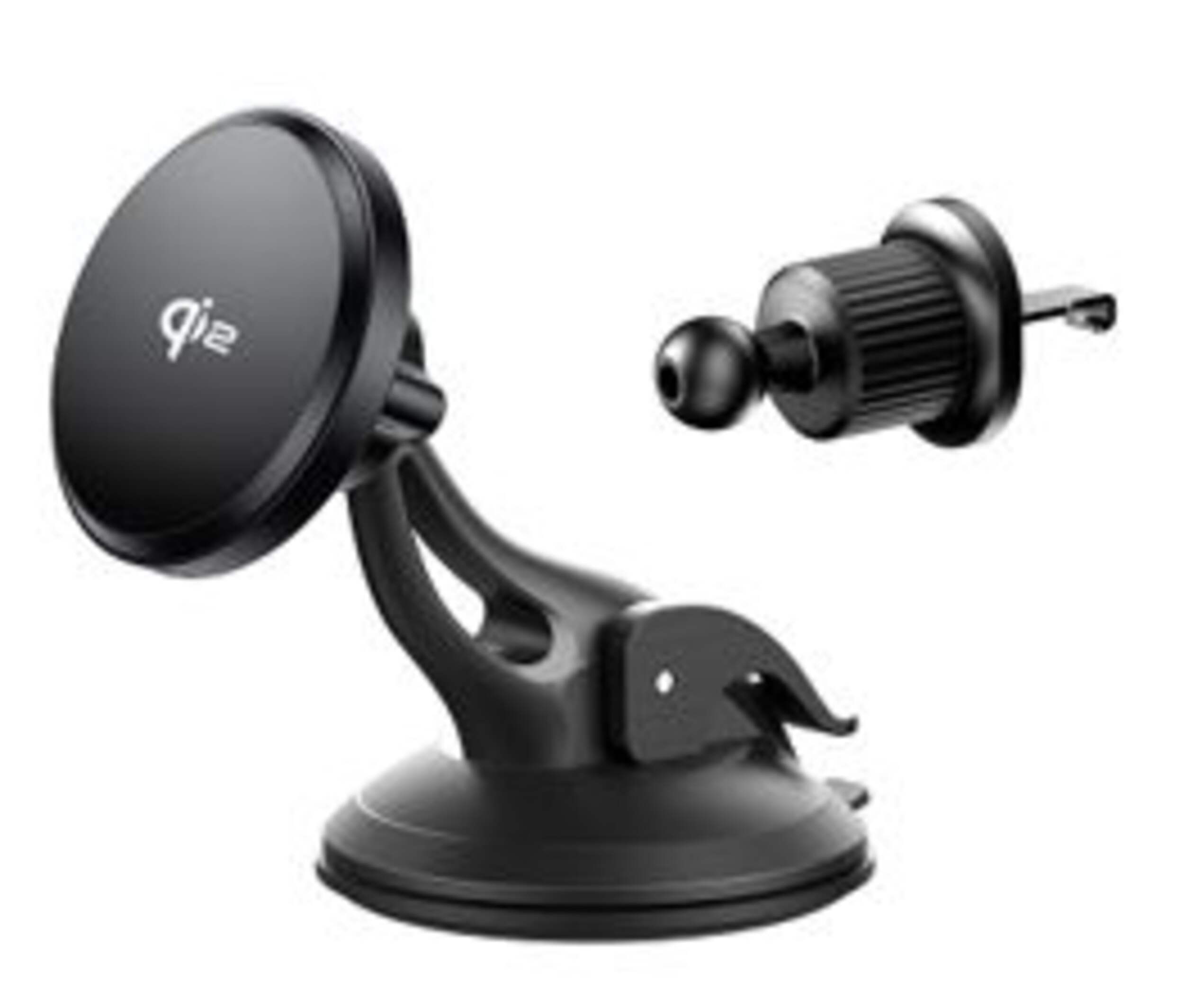 BLUEHIVE Qi2 Windshield Dash Mount with 15W Fast Charging Composite_or_Mixed