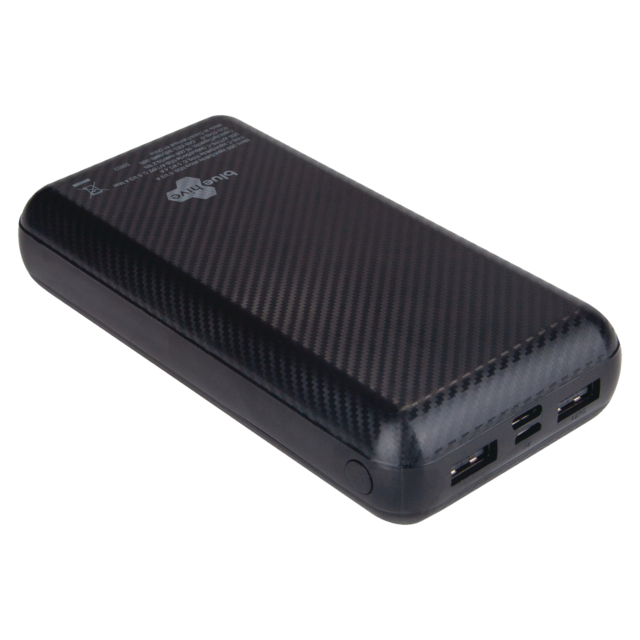 Bluehive 3Port 16,000 mAh Portable Power Bank with Battery LED