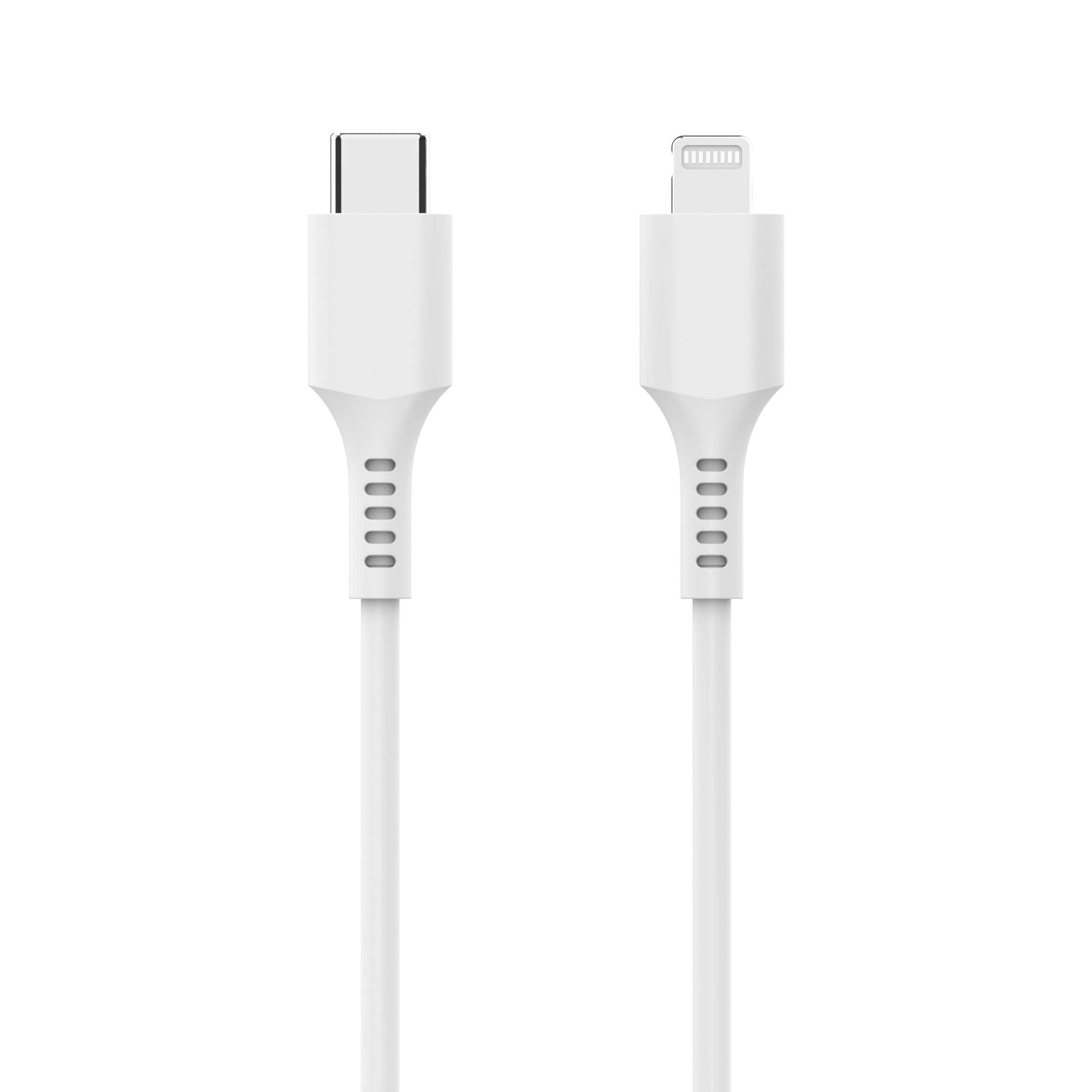 Bluehive Silicone USB-C to Lightning Cable, 6-ft CloseUp