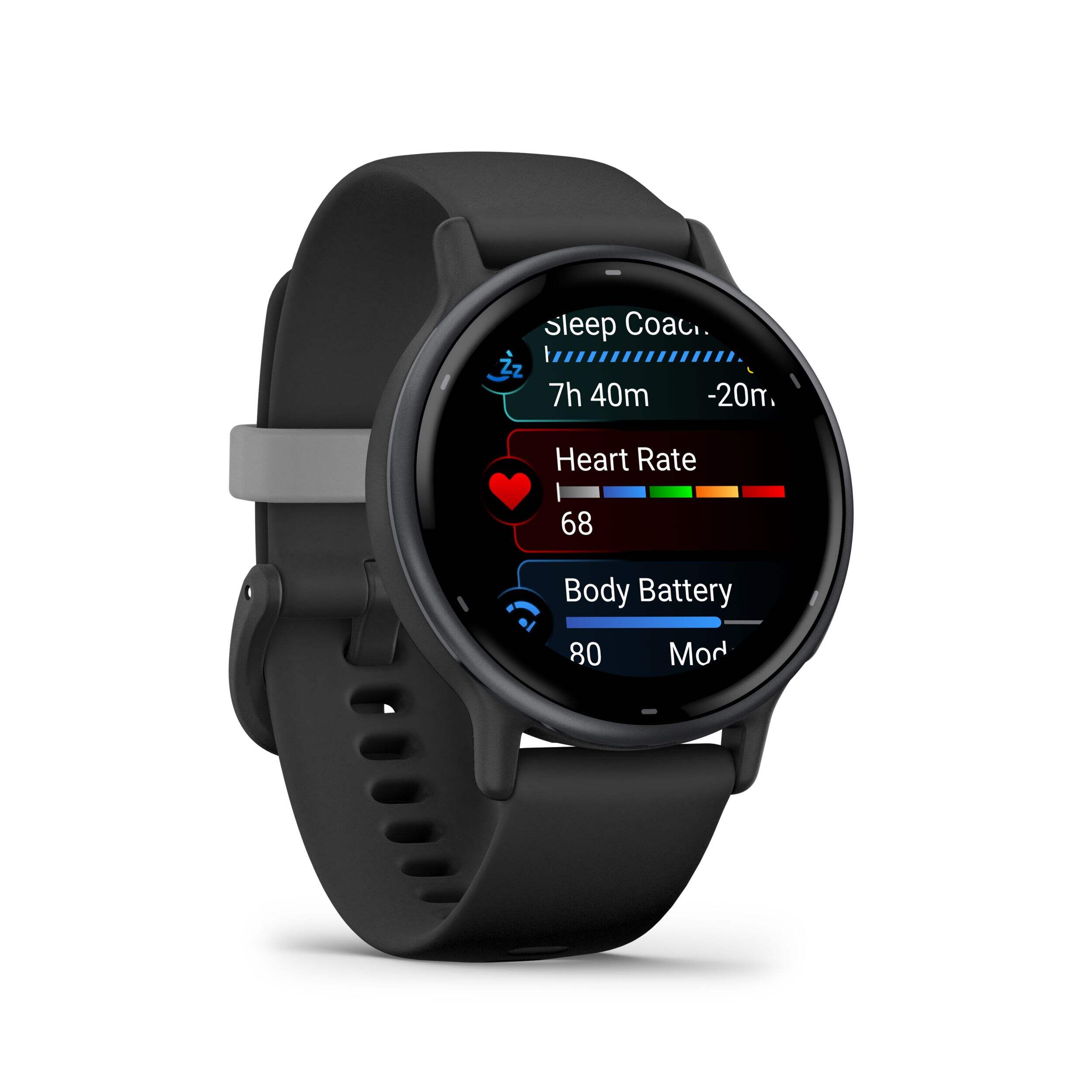 Garmin vivoactive 5, Health and Fitness GPS Smartwatch with AMOLED Display Front_Angled_Right