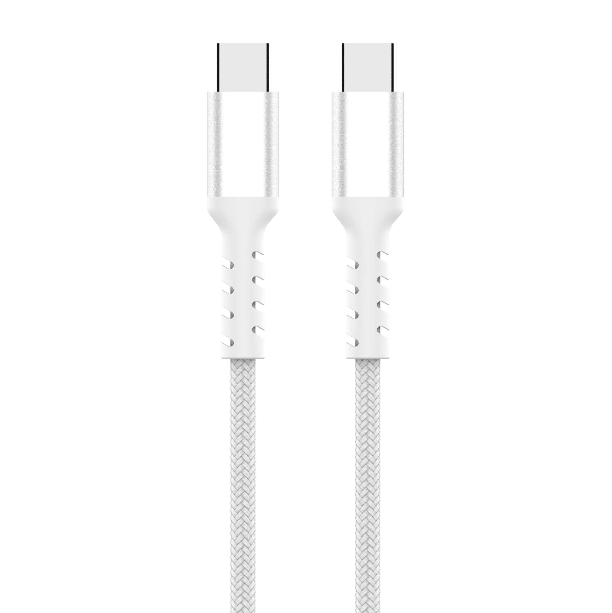 Câble tressé BLUEHIVE, USB-C à C, 3 pieds CloseUp