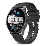 Smartwatch with Bluetooth Calling, Heart Rate & SpO2 Monitor Front_Three_Fourths_Angled_Left