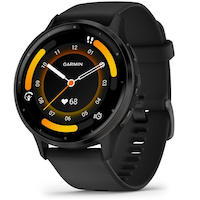 Garmin Venu 3, GPS Smartwatch, AMOLED Display, Advanced Health and Fitness Features, Black Front_Angled_Left