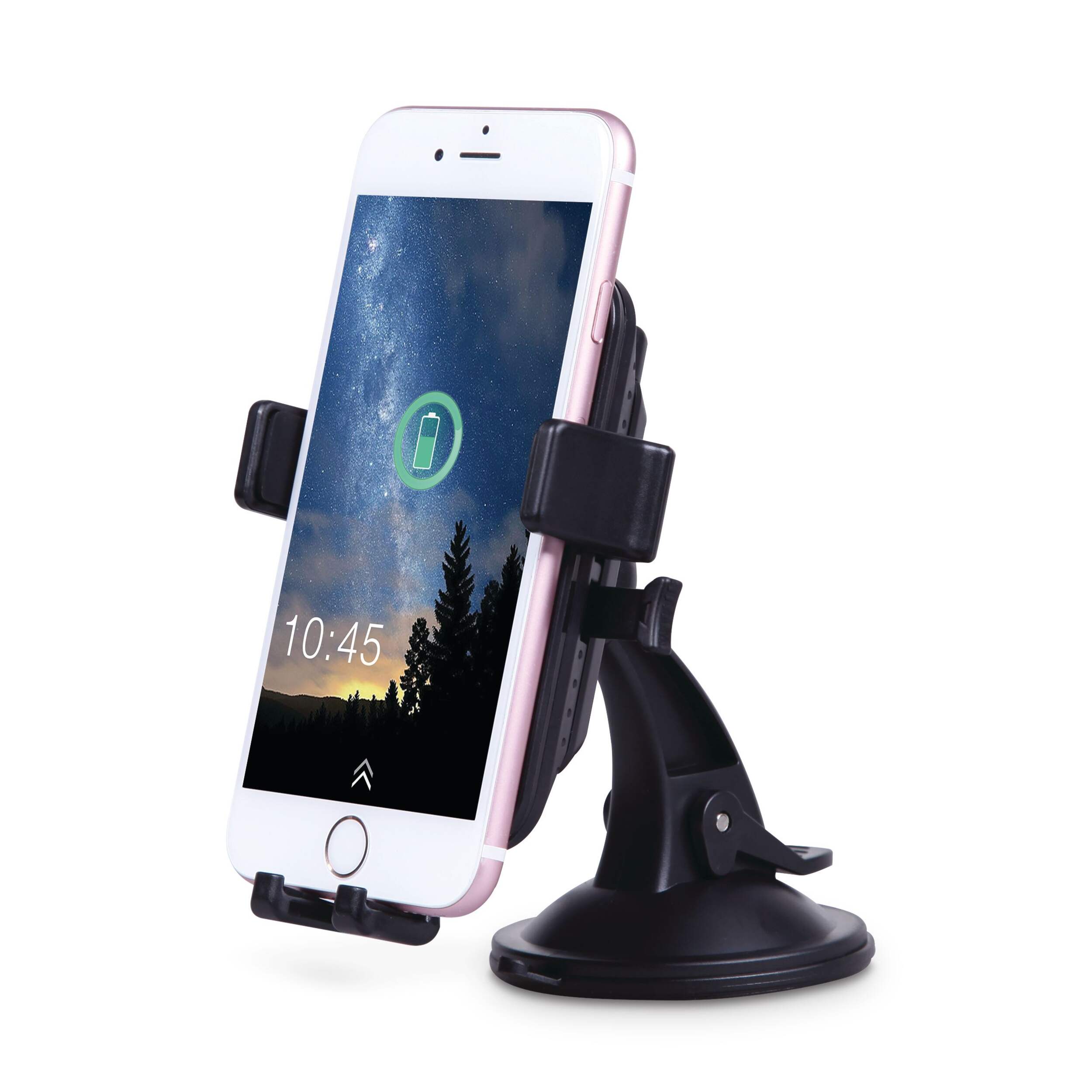 Bluehive 3-in-1 Wireless Charging Phone Mount Front_Three_Fourths_Angled_Left