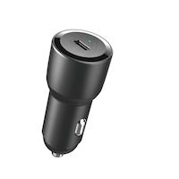Bluehive 30W PD Car Charger with USB-C Port, Compatible with Most Devices, Black