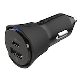 Scosche PowerVolt Pro Finder 32-Watt Car Charger Front_Angled_Left