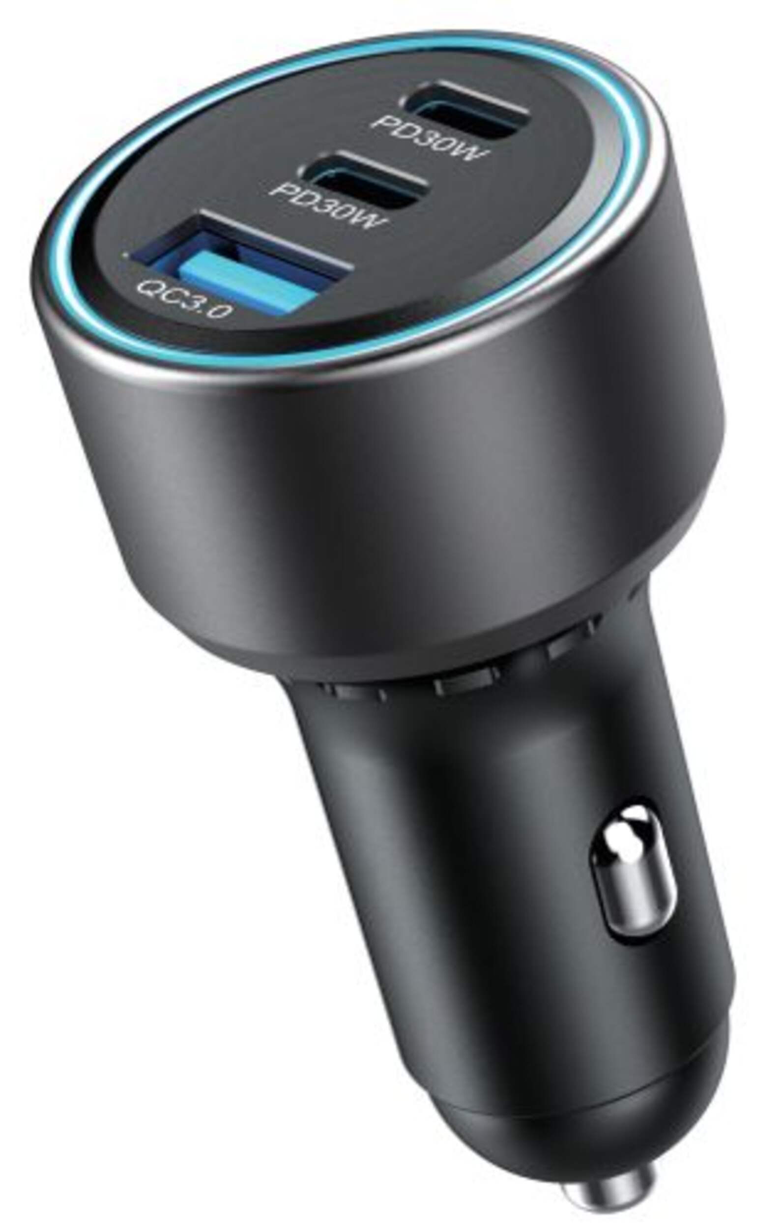 Bluehive Compact USB-A/USB-C Dual Car Charger, 60W Composite_or_Mixed