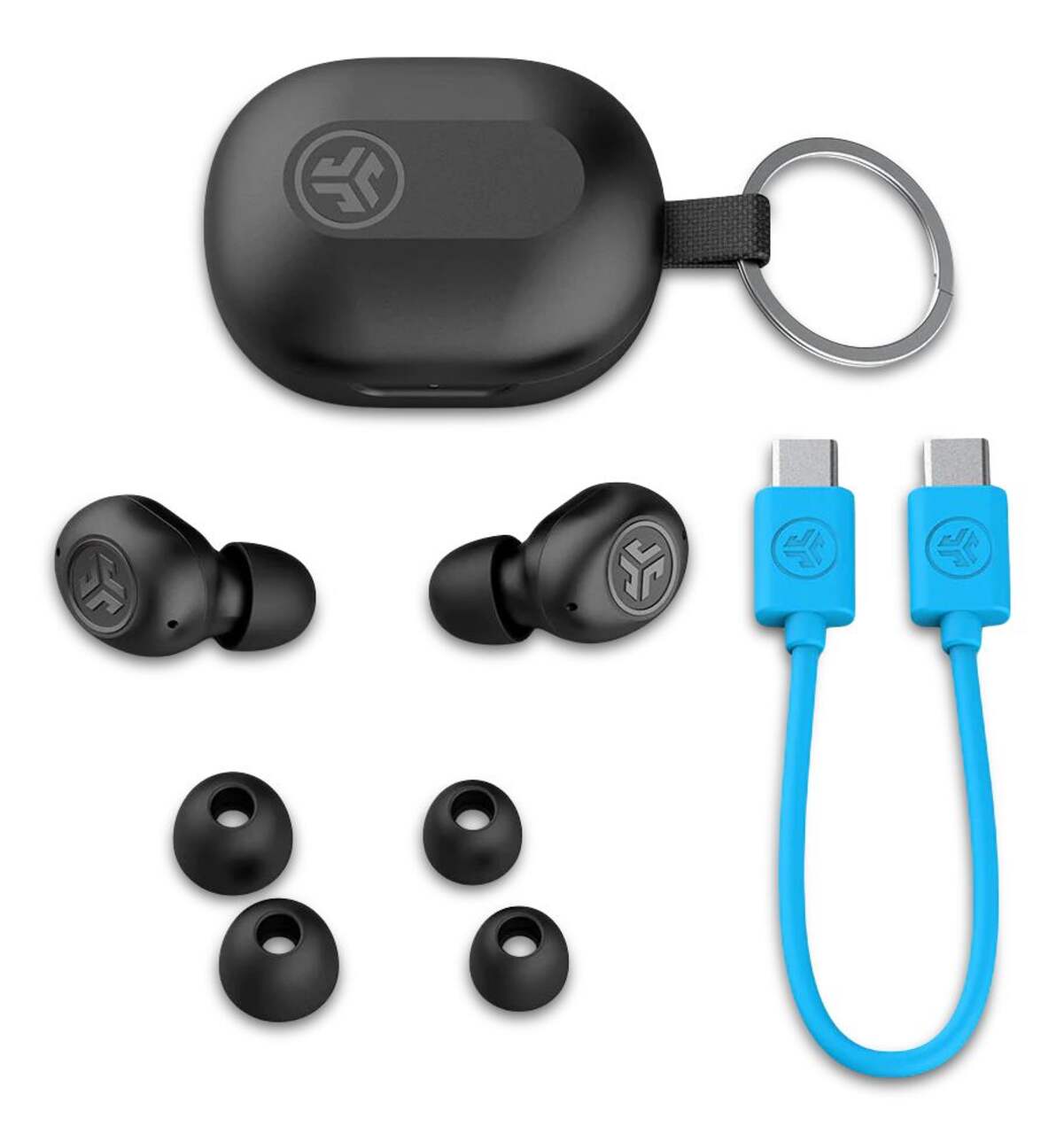 JLab Go Air Pop True In-Ear Wireless Headphones with Dual Connect & 32  Hours of Combined Playback