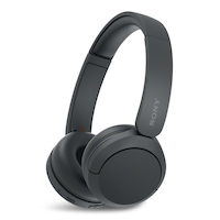 Sony Lightweight Over-Ear Headphones, Black Front_Angled_Left