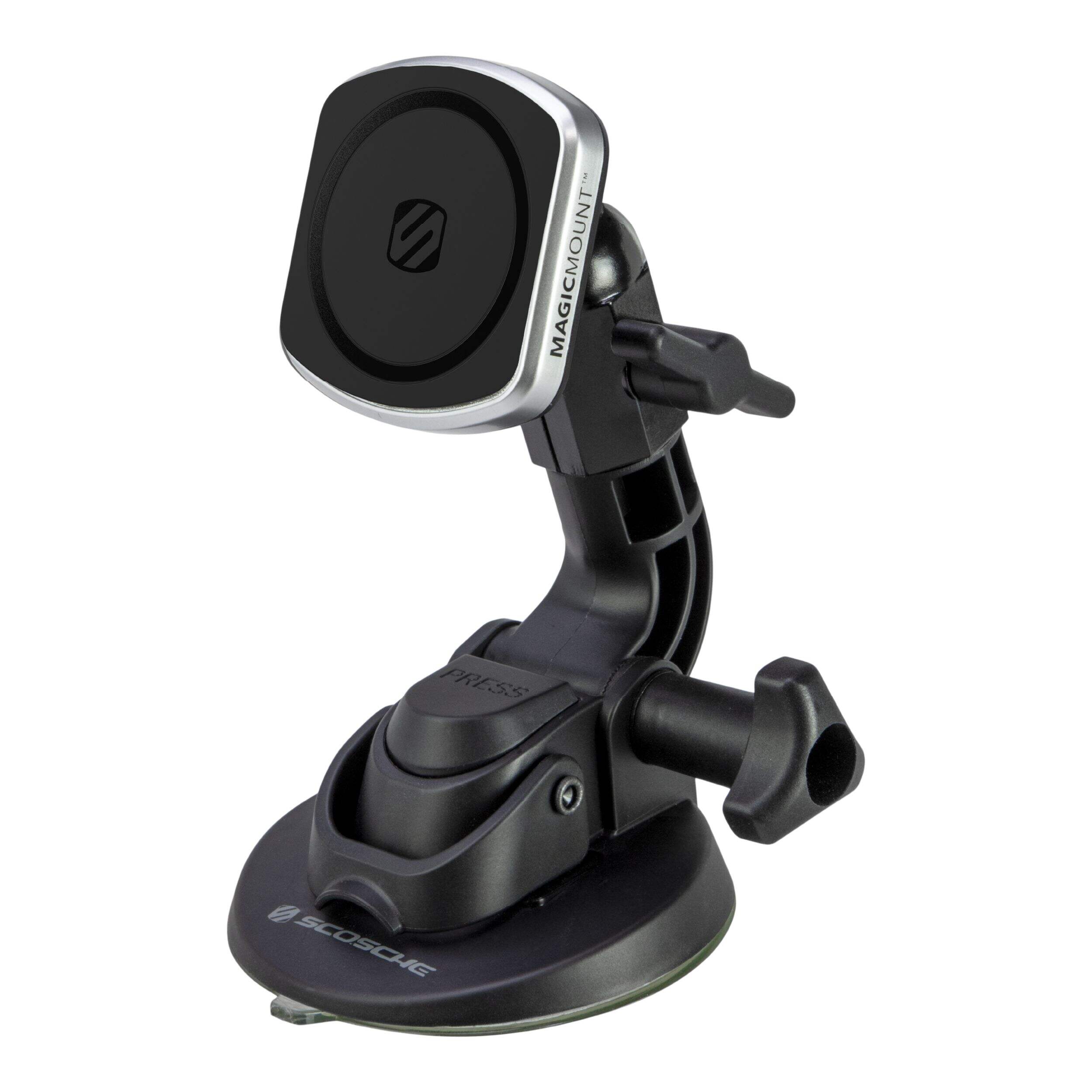 Scosche MagicMount™ Pro2 HD Magnetic Car Mount Front_Three_Fourths_Angled_Left