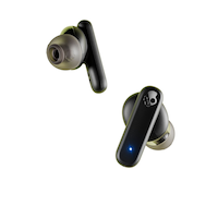 Skullcandy Smokin' Buds True Wireless Bluetooth Earbuds with Noise Isolation, Black Composite_or_Mixed