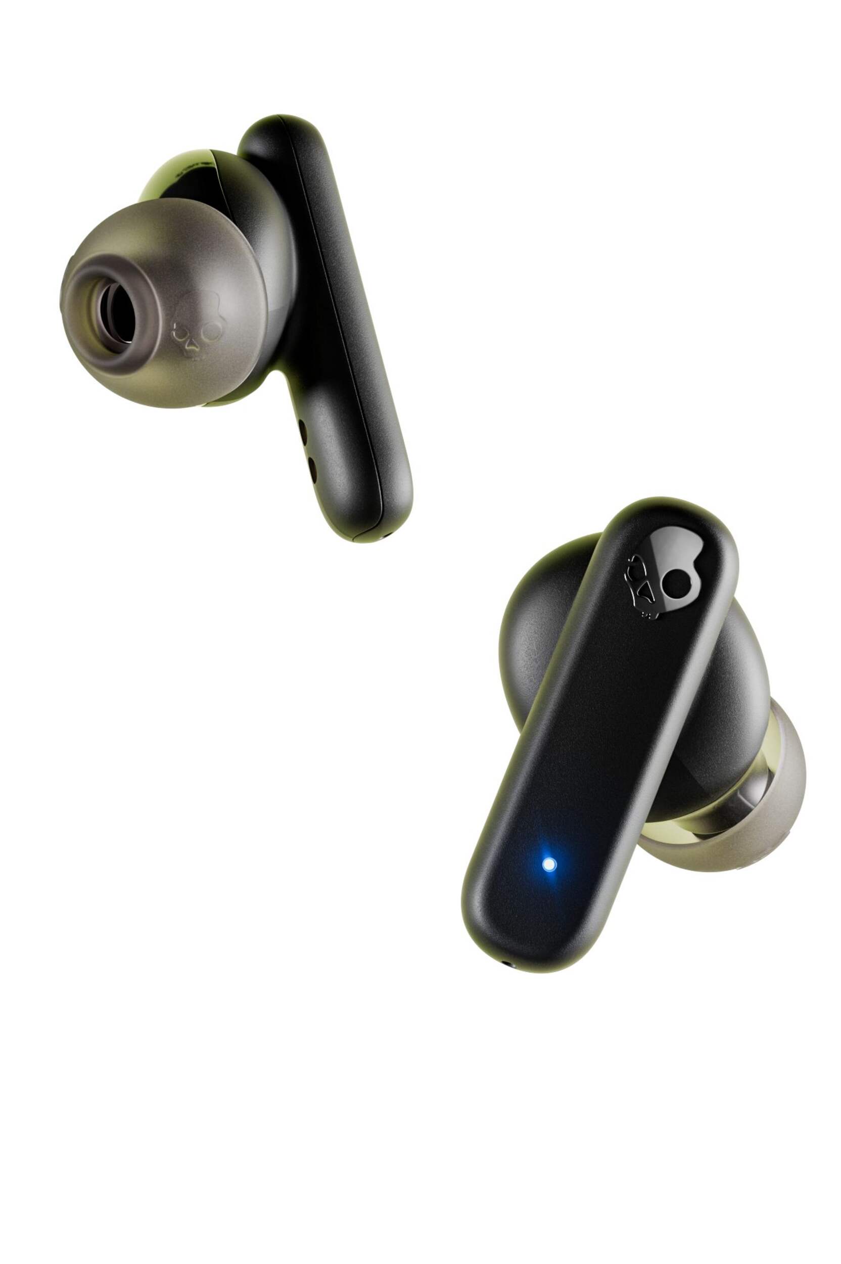 Skullcandy Smokin' Buds True Wireless Bluetooth Earbuds with Noise Isolation, Black Composite_or_Mixed