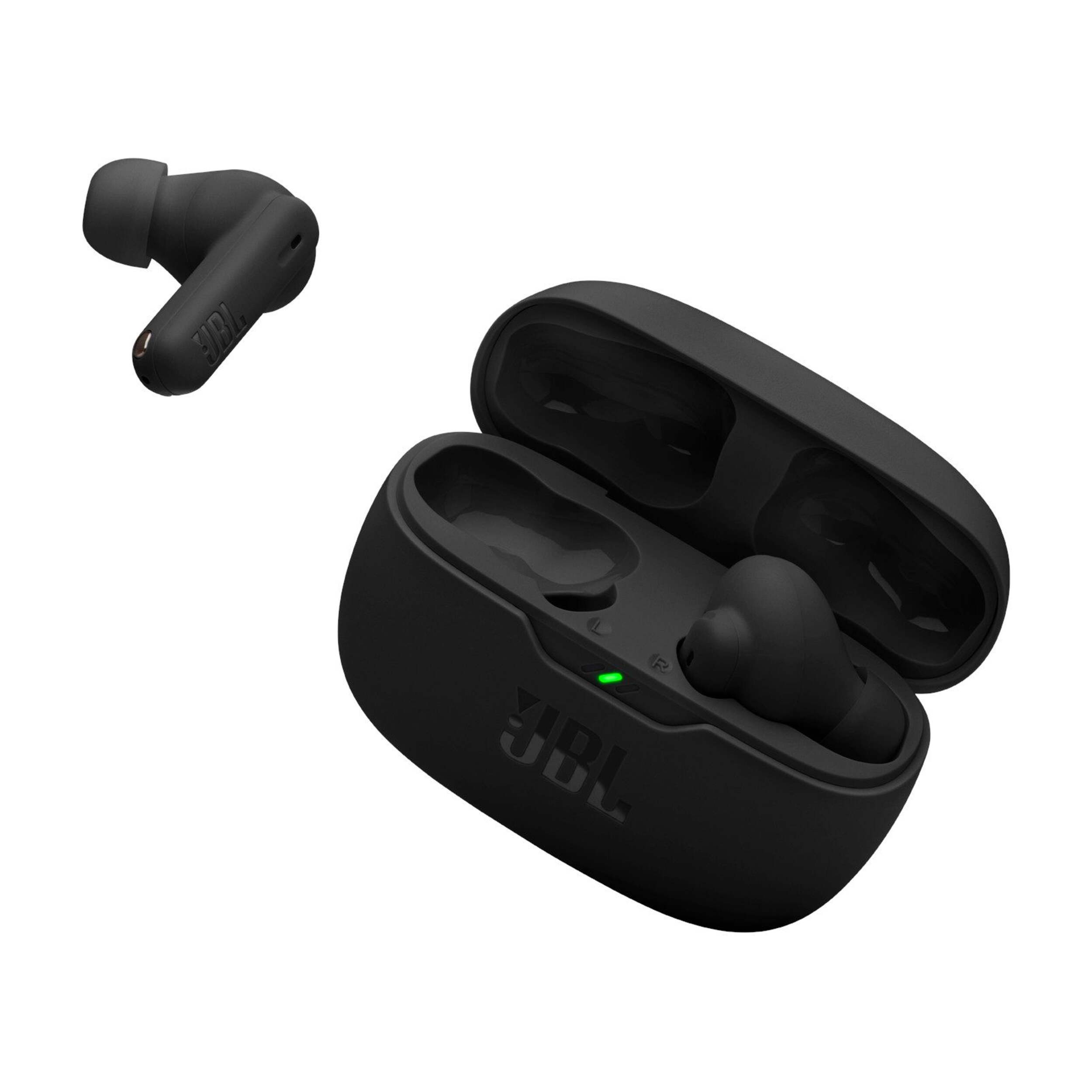 JBL Vibe Beam 2.0 Wireless Bluetooth Earbuds with Hands-Free Calling & Pure Bass Sound, Black Composite_or_Mixed