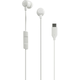 Skullcandy JIB Wired Type-C Earbuds, Bone CloseUp