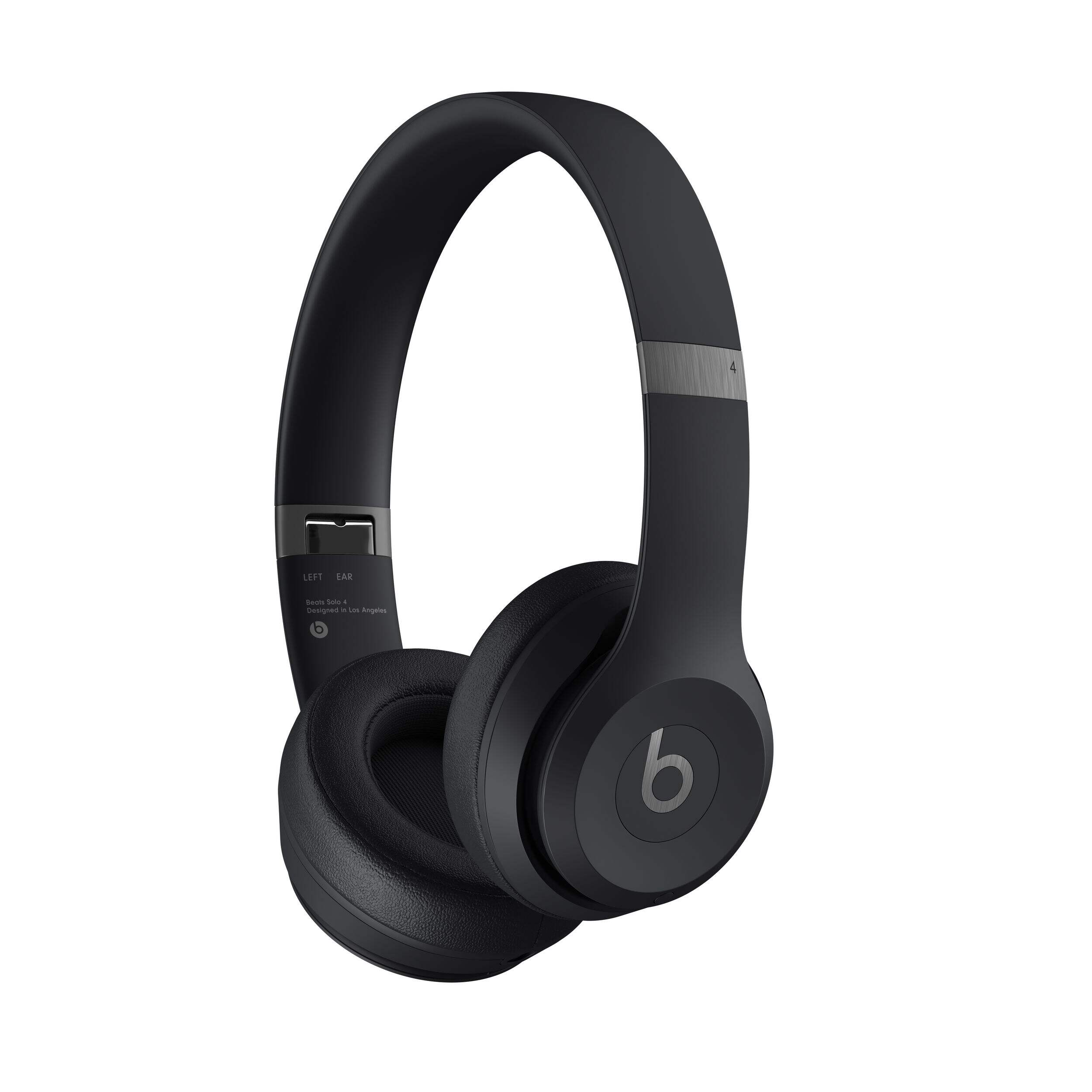 Beats Solo 4 Headphones Front_Three_Fourths_Angled_Left