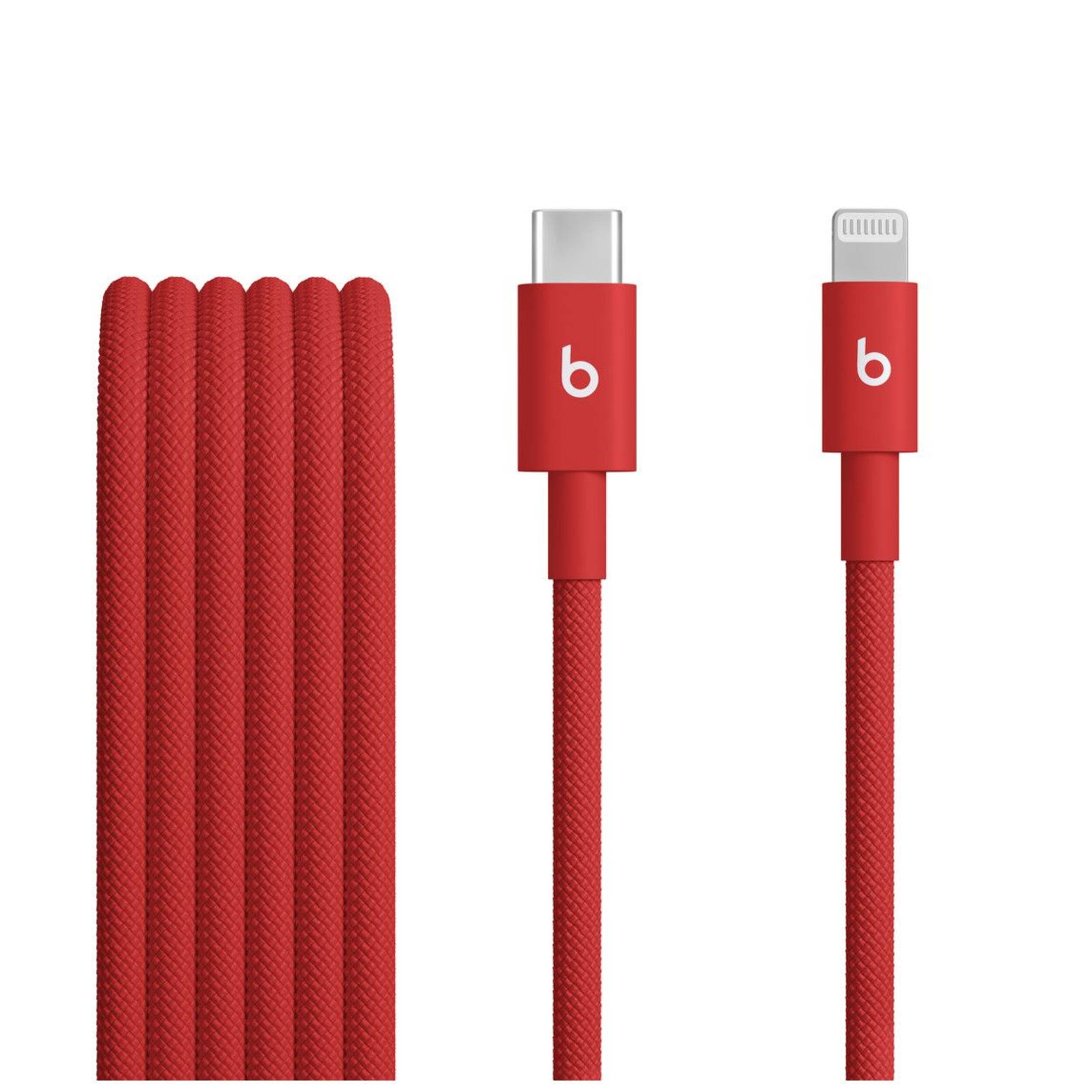 Usb-c To Lightning Cable, Red CloseUp