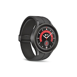 Montre intelligente à écran tactile Watch 5 Pro Samsung Galaxy avec moniteur d'activité, GPS et Wi-Fi, noir, 45 mm Front_Three_Fourths_Angled_Right