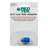 Adaptateur pour raccord de conversion à fixation latérale basse pour climatiseur RED TEK R134a Front_Flat