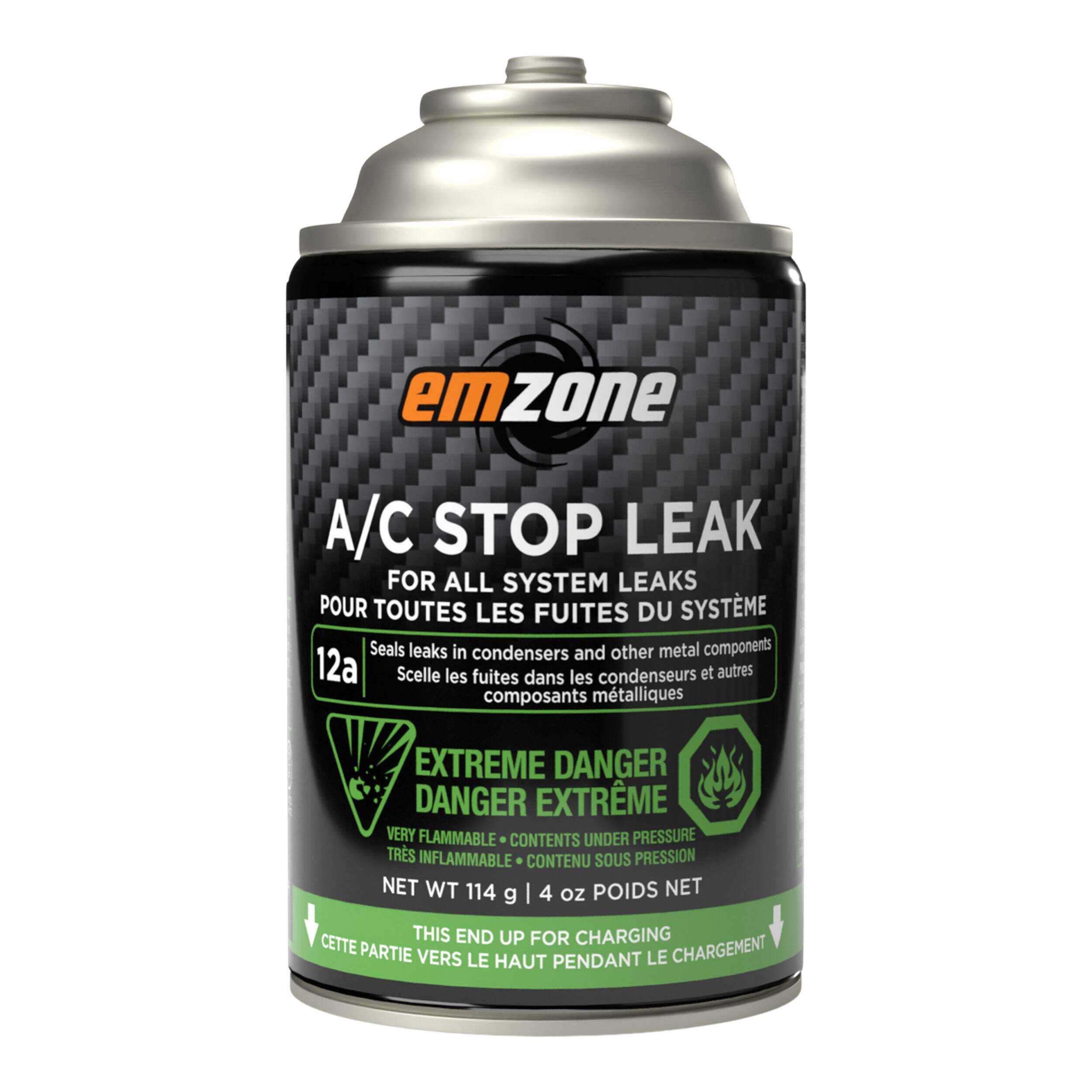 Emzone A/C Stop Leak, 12a, 4-oz Front_Flat