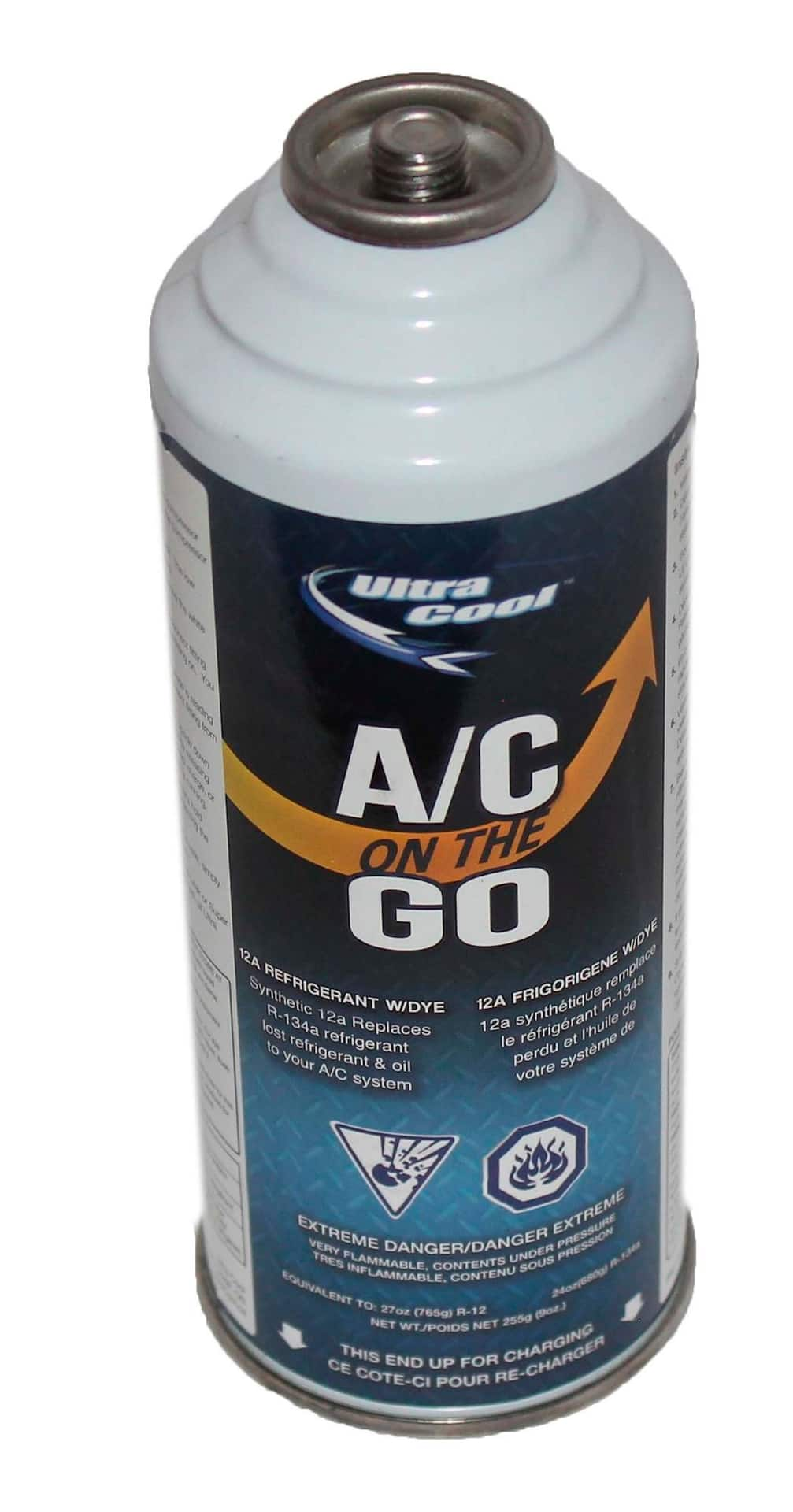 Ultra Cool R12a A/C On The Go Refrigerant, 9-oz