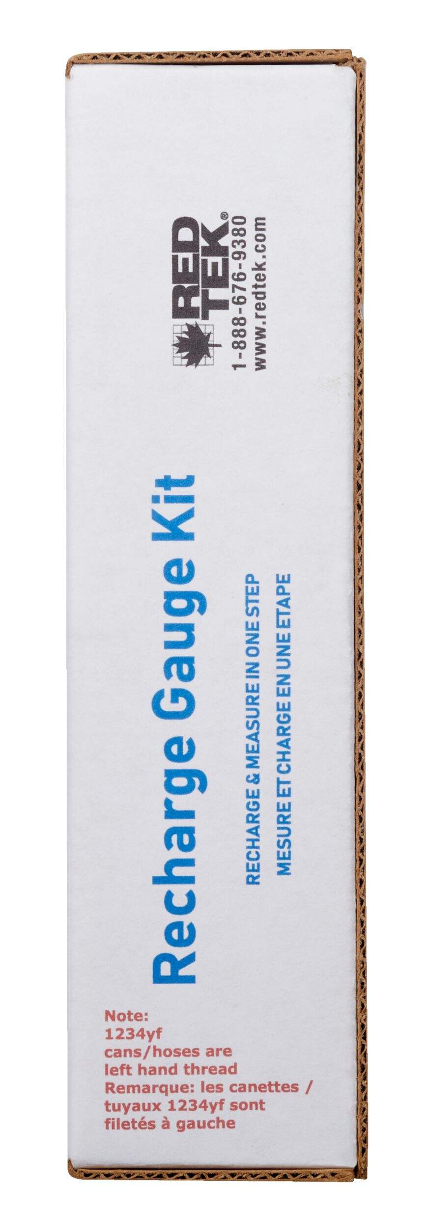 RED TEK 1234YF A/C Recharge Gauge Kit with Installation Hose & Low Side