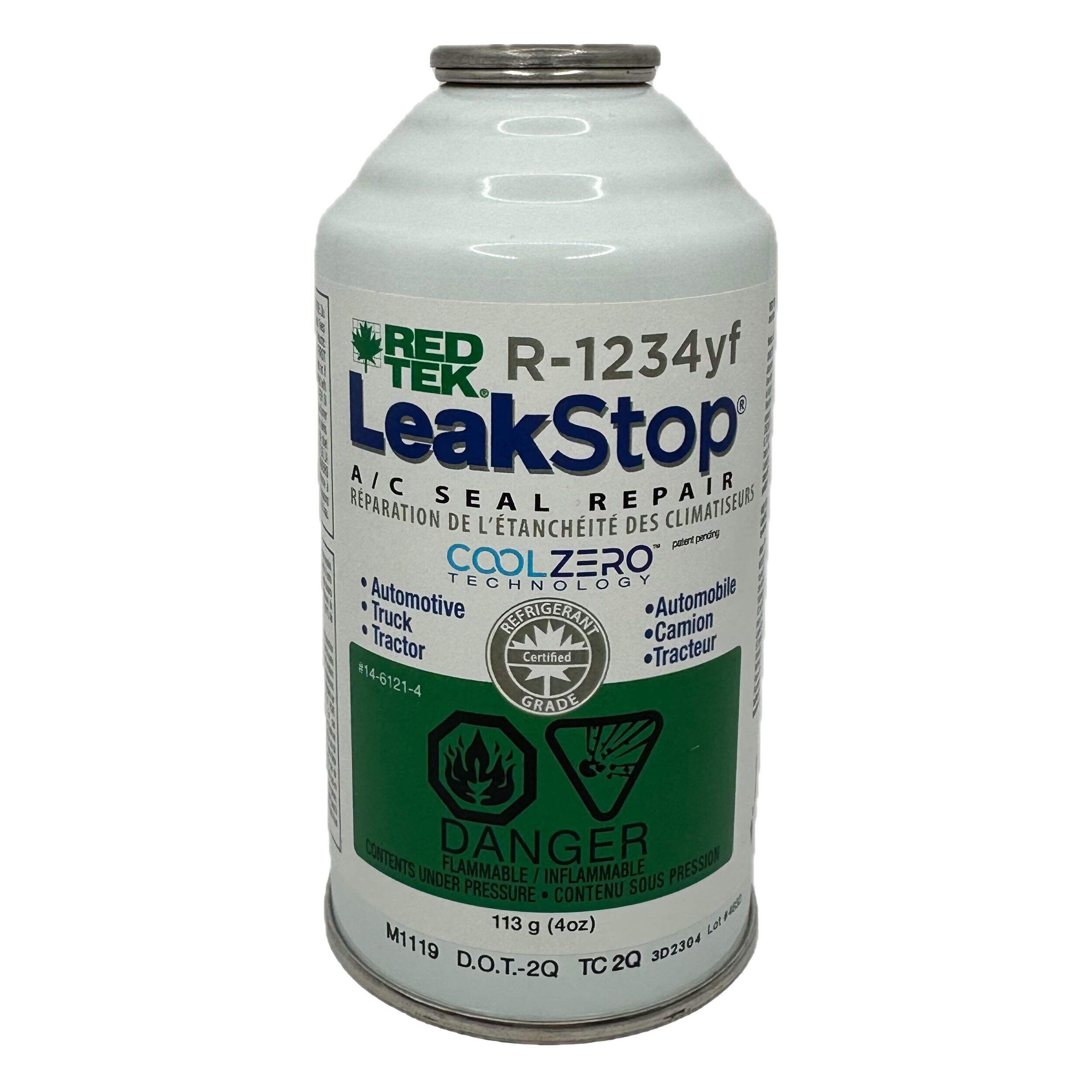 RED TEK Leak Stop Can, 0.21L Front_Flat