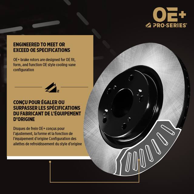 PRO-SERIES OE+ Brake Rotor - Front | Canadian Tire