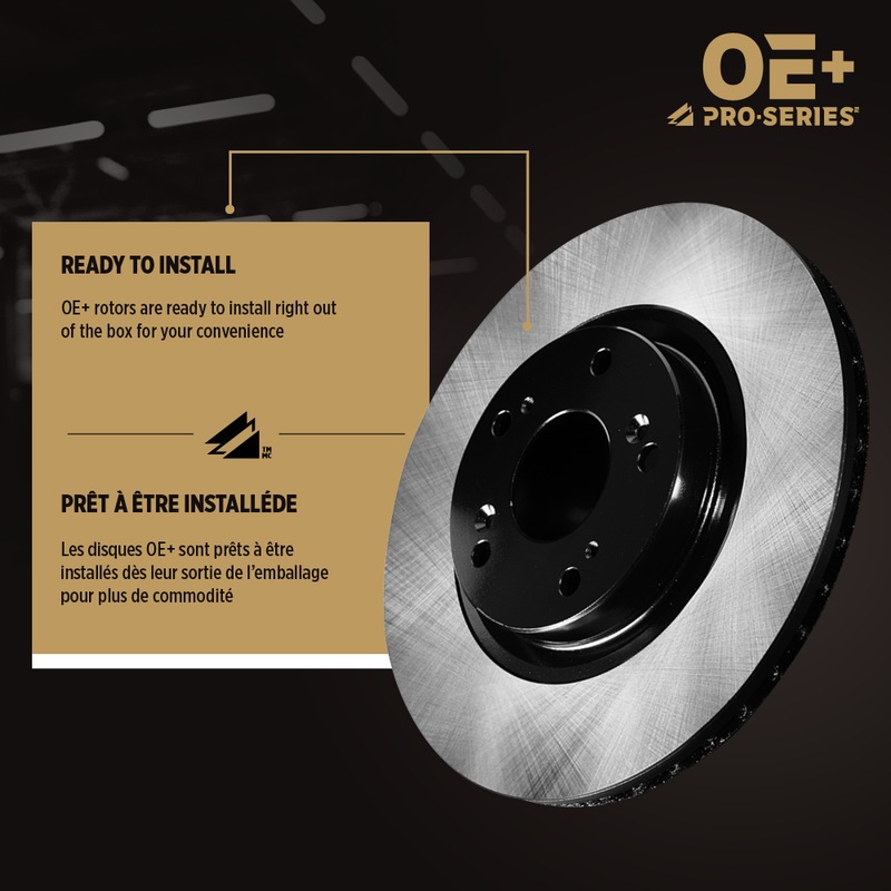 Pro Series OE+ Brake Rotor Front Canadian Tire