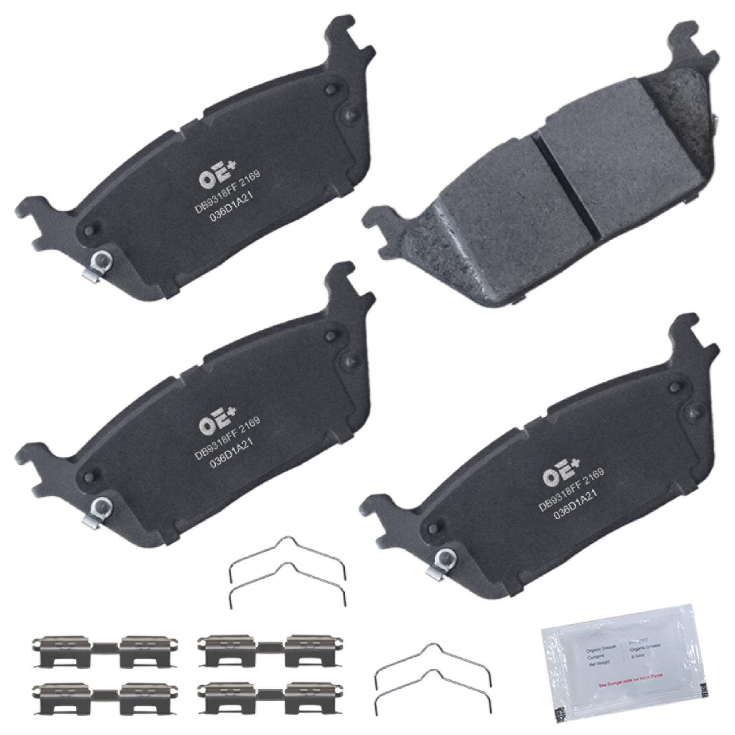 PRO-SERIES OE+ Brake Pads, Rear Composite_or_Mixed