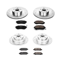 Power Stop Z23 Evolution Sport Performance Brake Kit - Front & Rear (Part# K0-K5999) Overhead_Plunge