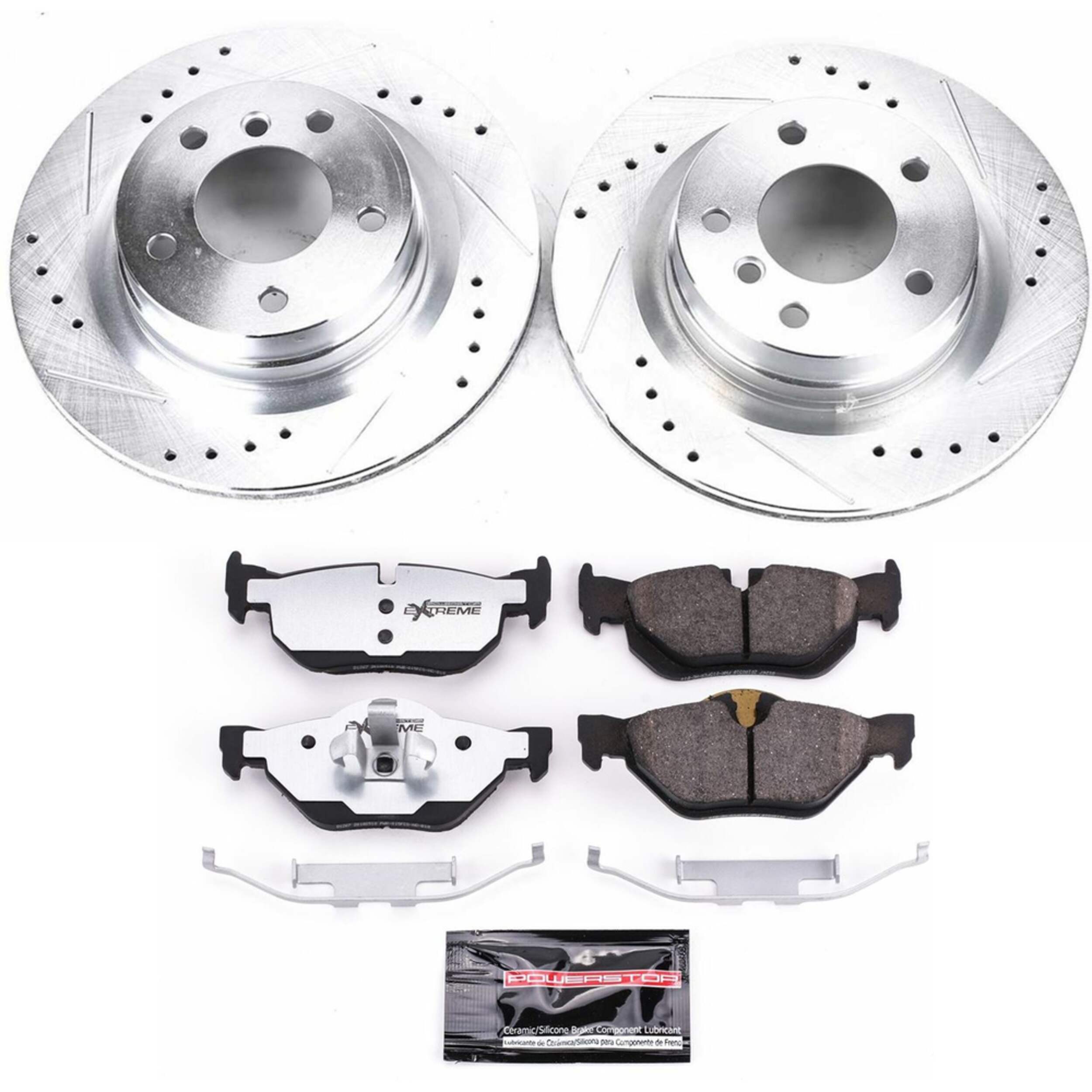 Power Stop Z26 Street Warrior High Performance Brake Kit - Rear Overhead_Plunge