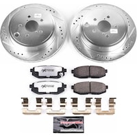 Power Stop Z26 Street Warrior High Performance Brake Kit - Rear Overhead_Plunge