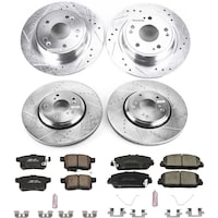 Power Stop Z23 Evolution Sport Performance Brake Kit - Front & Rear (Part# K6000 - K16000) Overhead_Plunge
