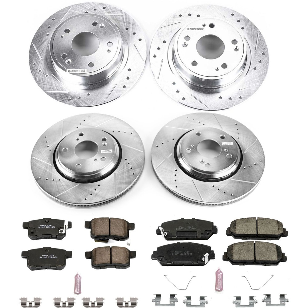 Power Stop Z23 Evolution Sport Performance Brake Kit Front & Rear