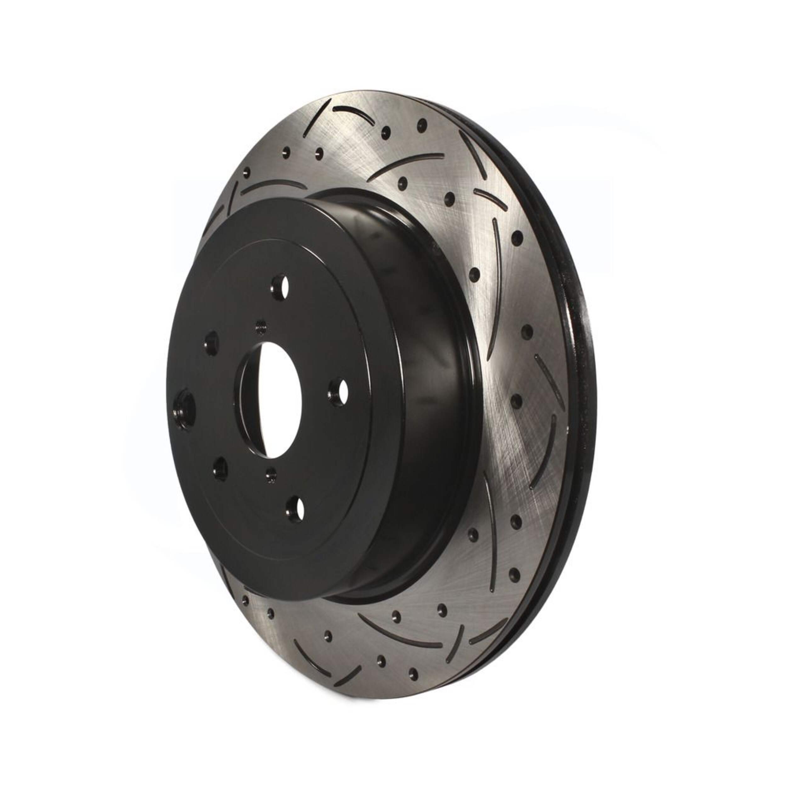 DS One Performance Brake Rotor Kit Front_Three_Fourths_Angled_Left