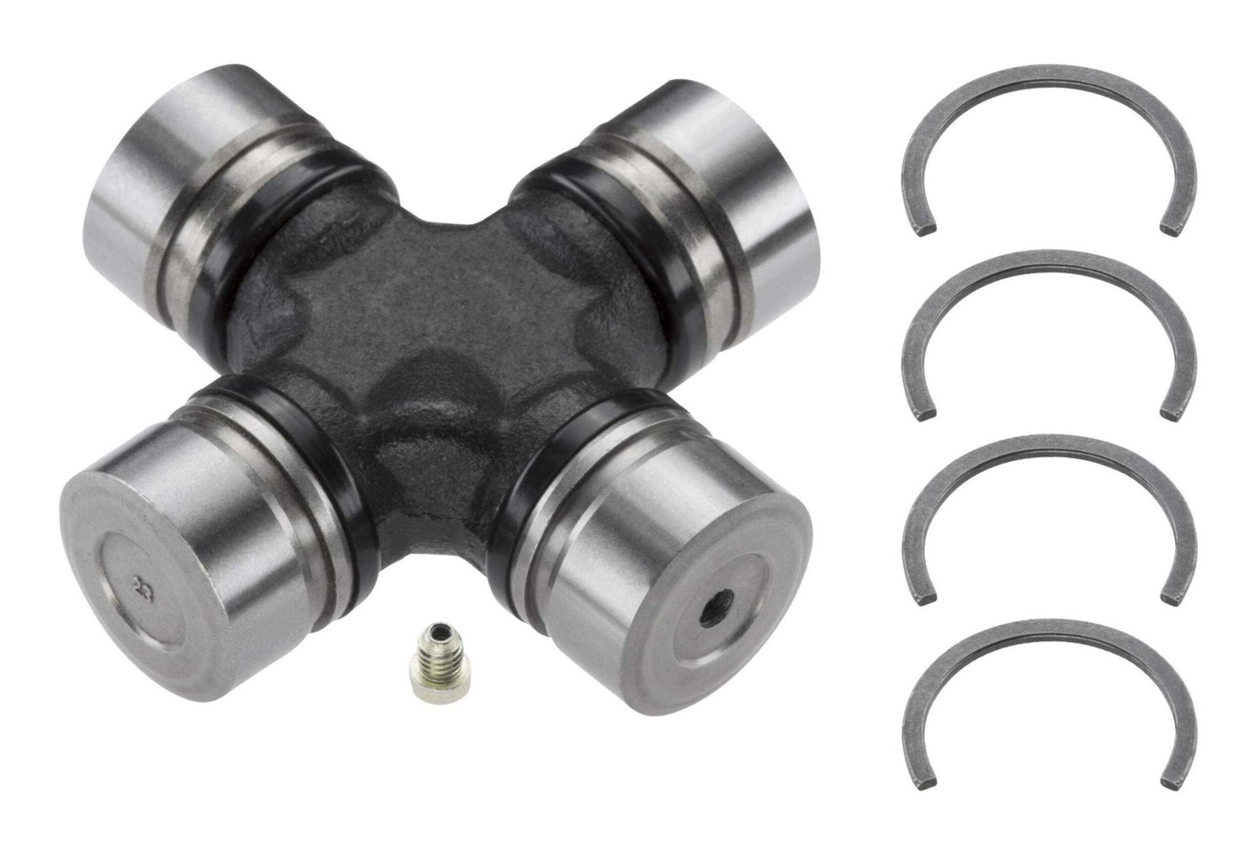 MOOG Super Strength Greaseable U-Joint Front_Elevated