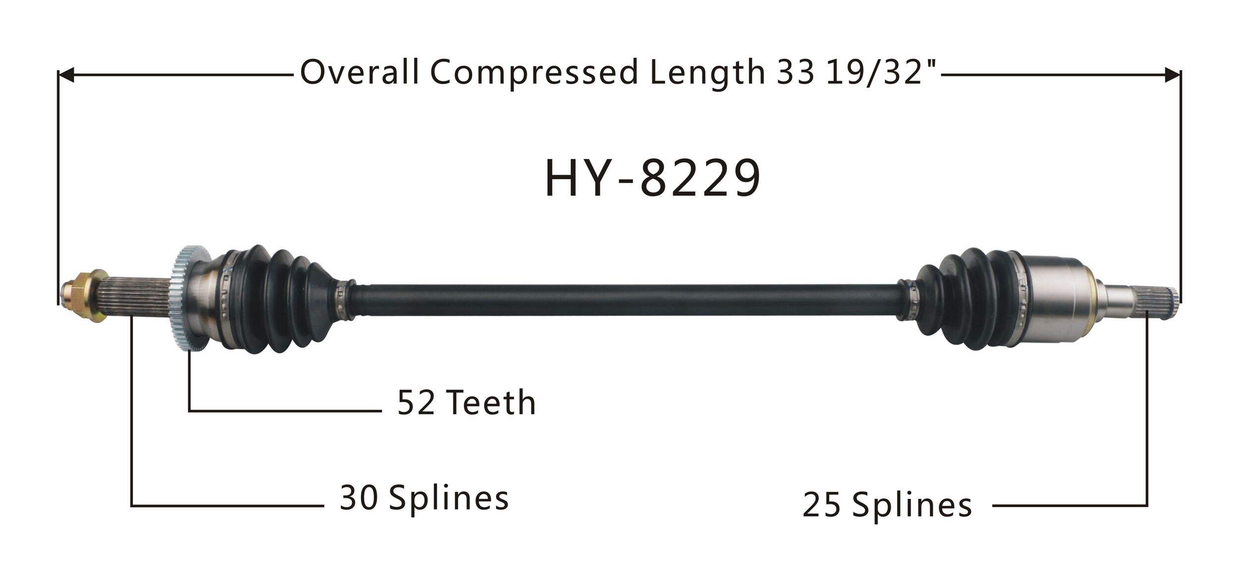 HY8229 CV AXLE