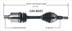 GM8045 CV AXLE
