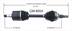 GM8054 CV AXLE
